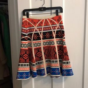 DVF multicolor skirt